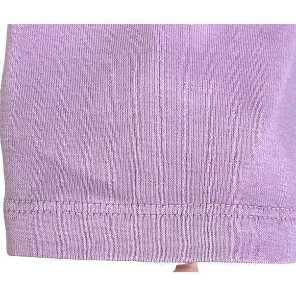 Chico’s Tunic Top Women's Sz 4 / XXL 100% Pima Cotton Square Neck Lilac NEW - Picture 5 of 7